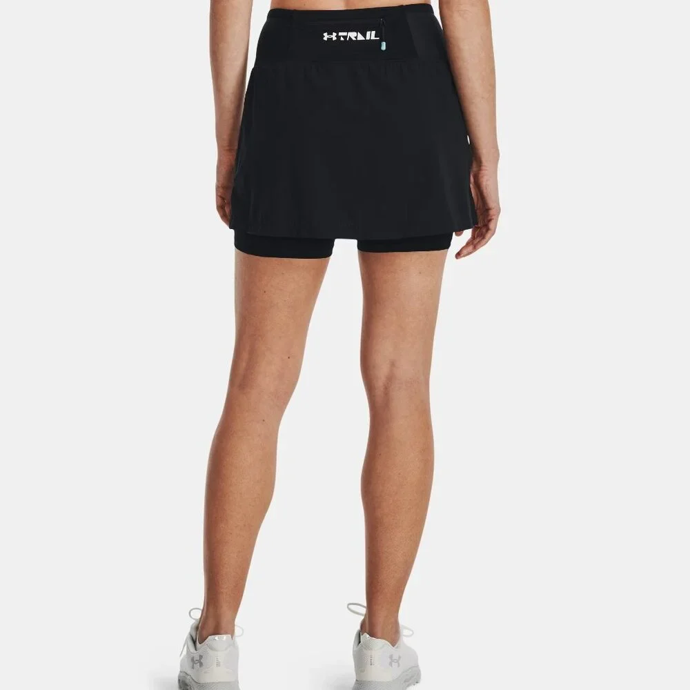 2/$30 Hurley SpeedPocket Trail Skort Black Small #A0750